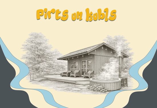 Siltā ūdens kubls un pirts īre 3h